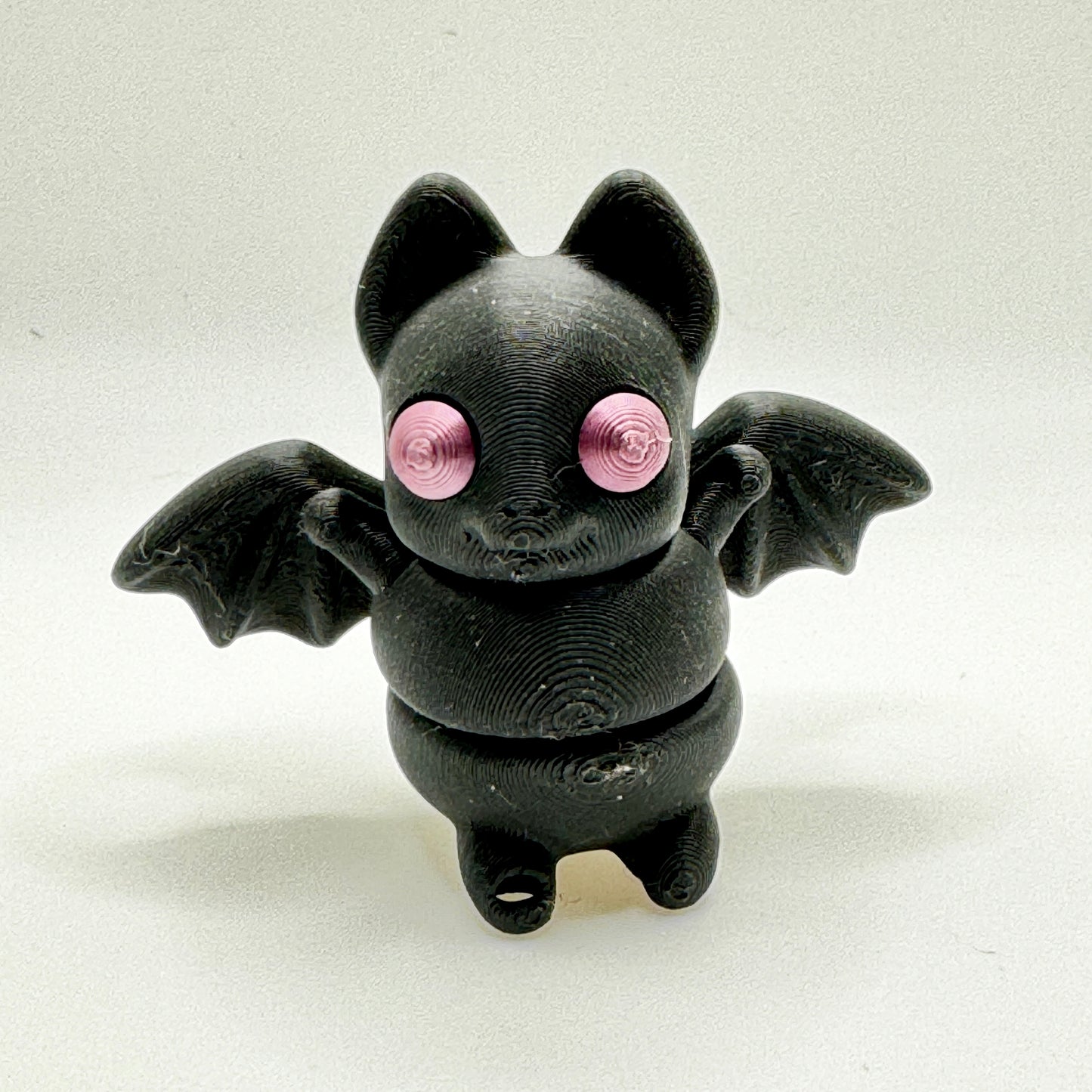 3D Printed Flexy Tiny Bat - Poseable Art Sculpture - Zou3D Original