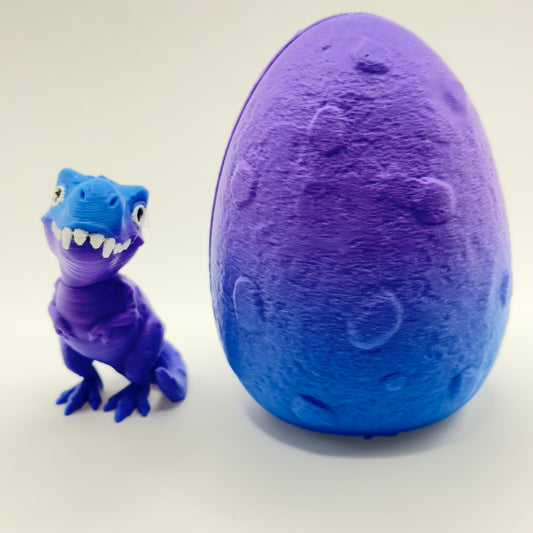 Dragon Egg - Fire blue/purple