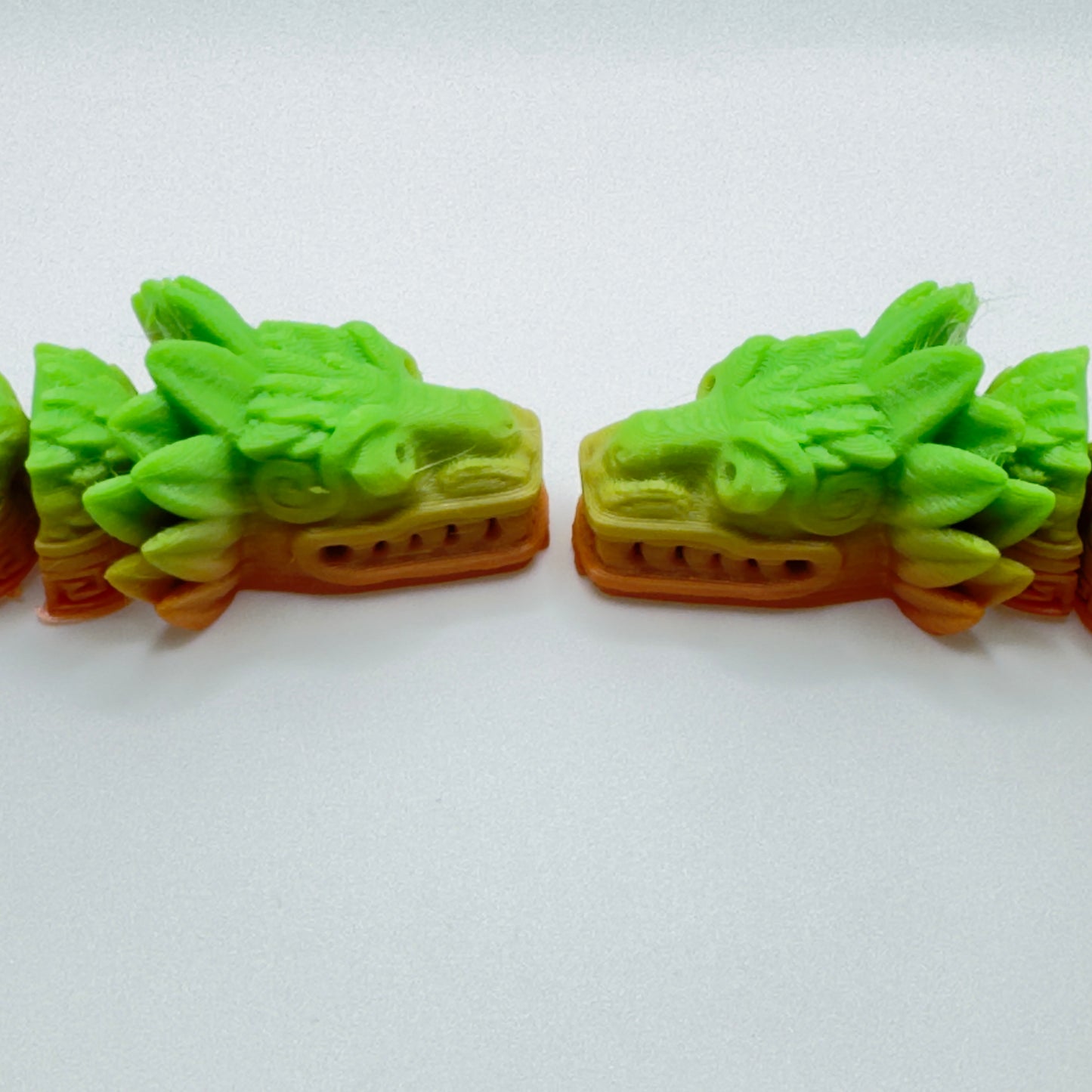 Astec double headed Dragon  -  green