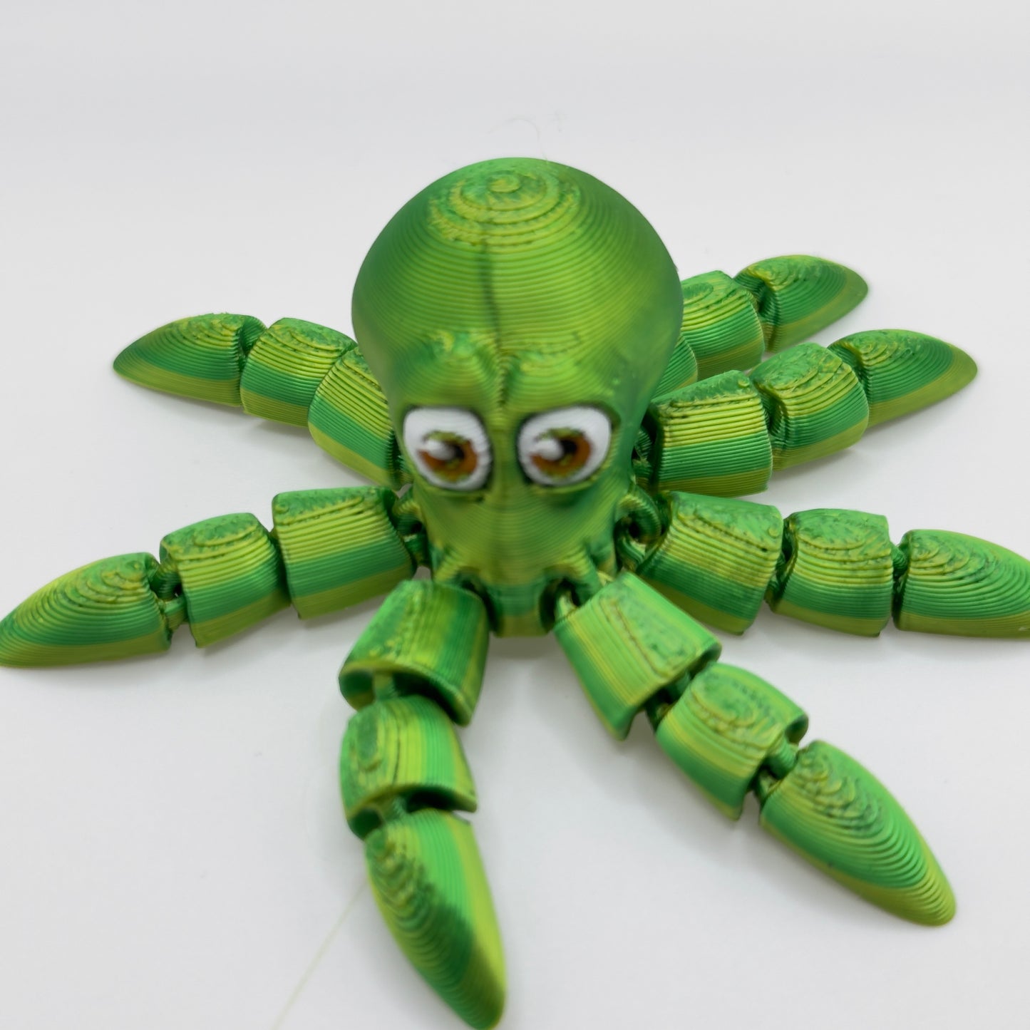 Clingy Octopus Green/Yellow