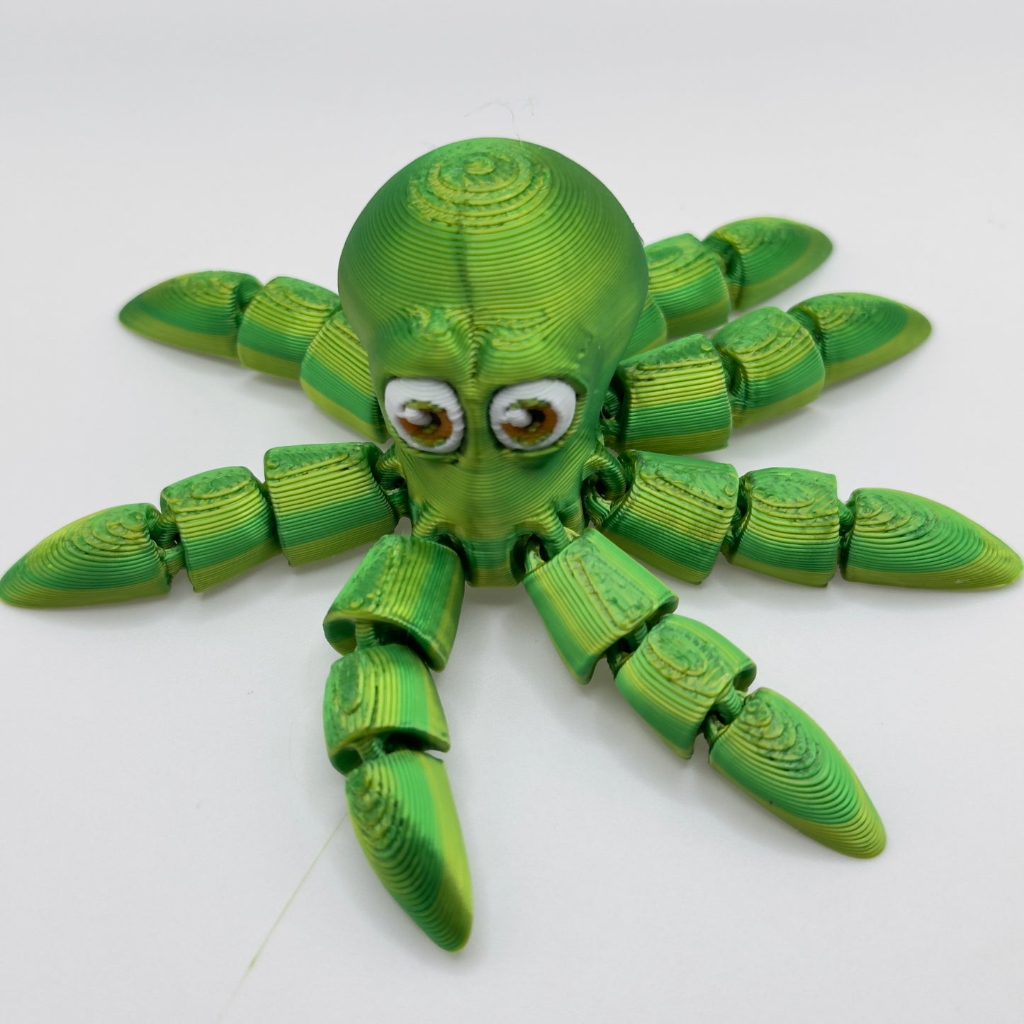 Clingy Octopus Green/Yellow