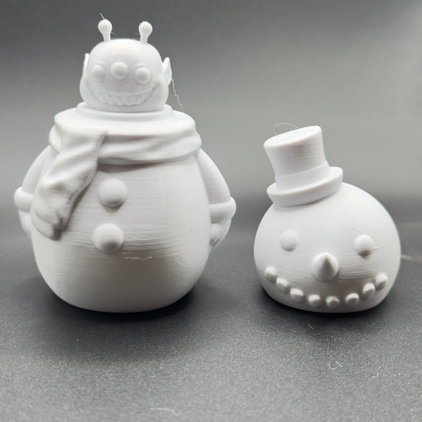 Christmas xmas Snowman SnowAlien inspired Paint Kit | SnowAlien, 3D Printed, Art, Craft, Gift, Gaming, Snowman