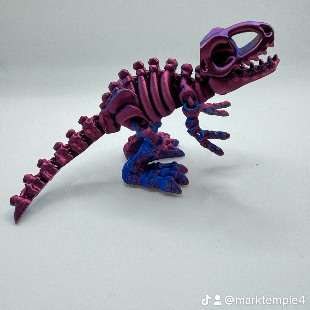 Articulated TREX T-REX Dino 3d Printed Moving Desk Toy High Quality Multiple Colours Options