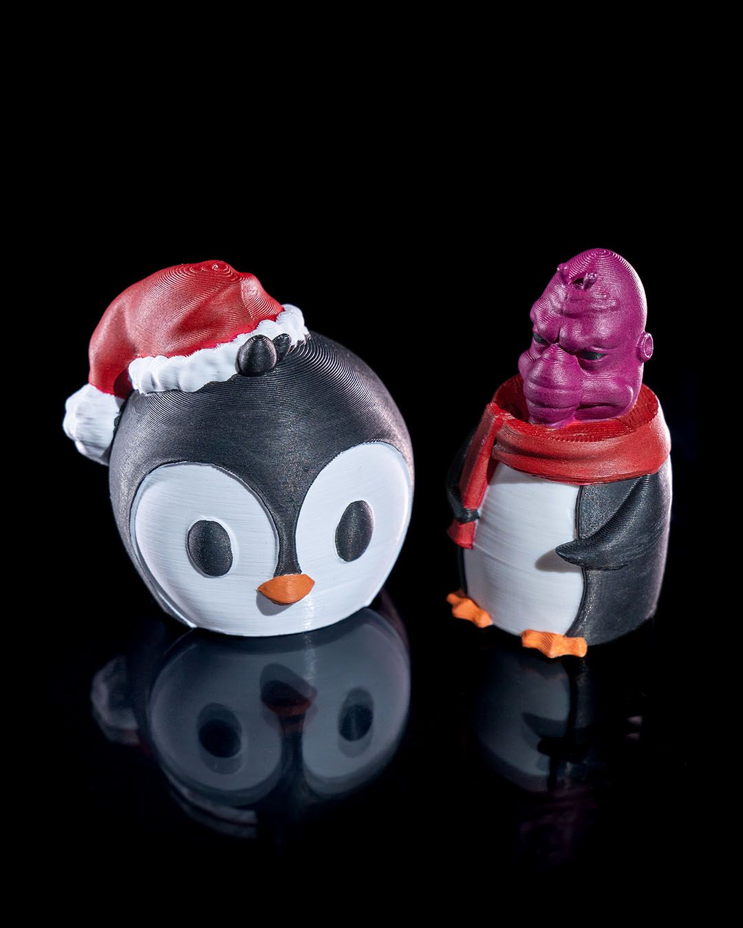 Copy of Christmas xmas Snowman PenguInvader inspired Paint Kit | PenguInvader, 3D Printed, Art, Craft, Gift, Gaming, PenguIn