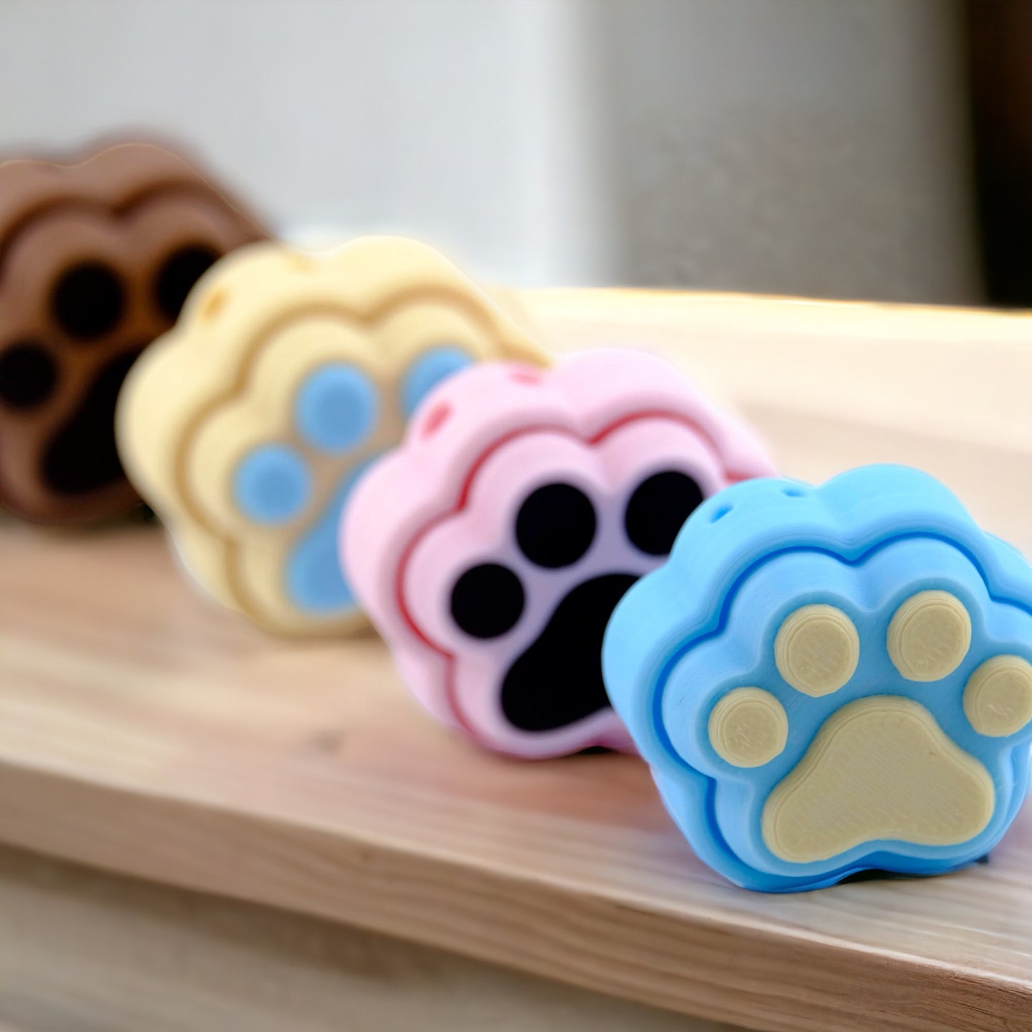 Introducing the Purr-fect 3D Printed Pet Paw Clickers Fidget Button