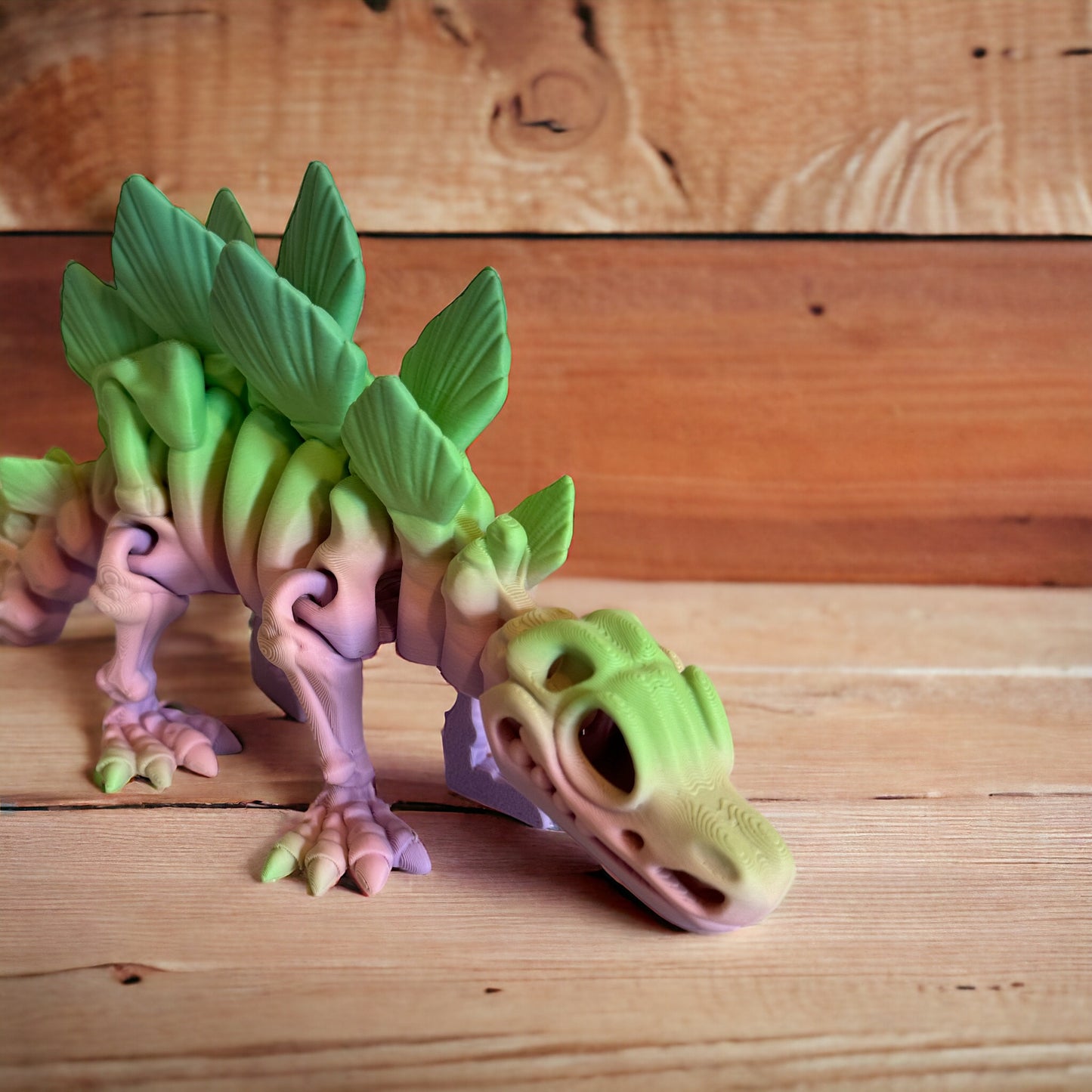 Roar into Adventure with Our Customizable 3D Printed Stegosaurus Dinosaur