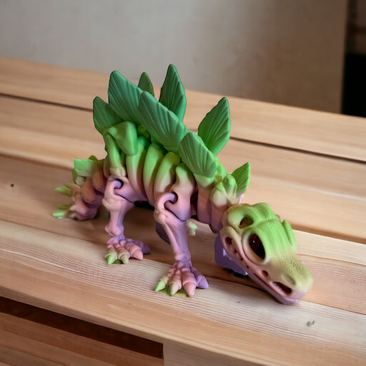 Roar into Adventure with Our Customizable 3D Printed Stegosaurus Dinosaur