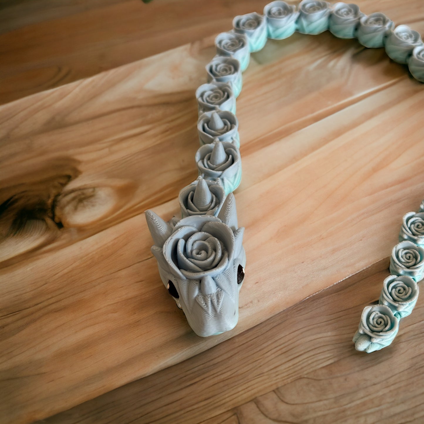 Unleash Your Creativity with Our Customizable 3D Printed Snake with Roses