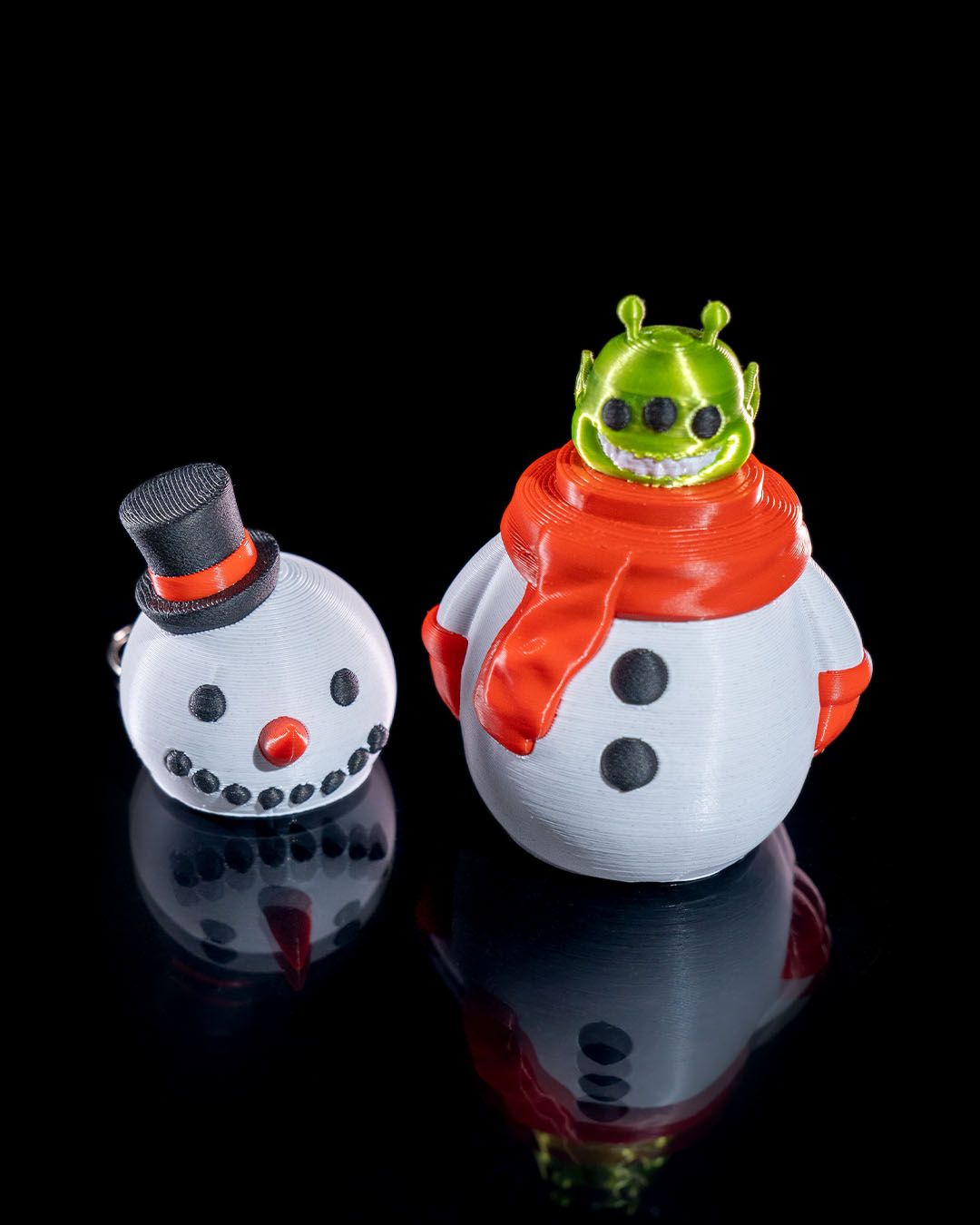 Christmas xmas Snowman SnowAlien inspired Paint Kit | SnowAlien, 3D Printed, Art, Craft, Gift, Gaming, Snowman