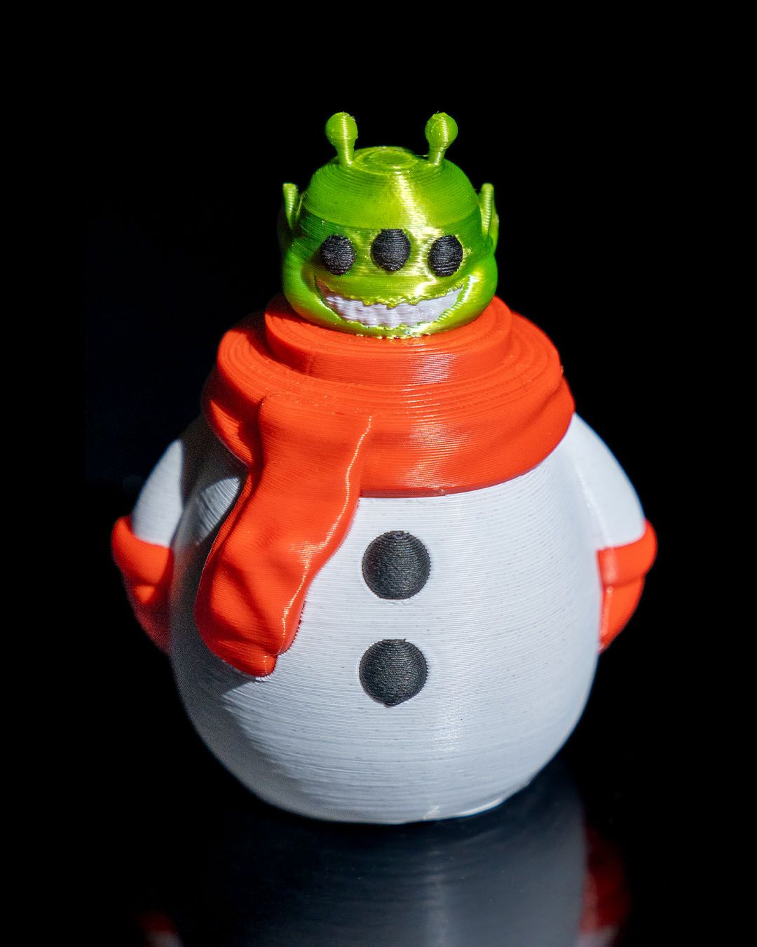 Christmas xmas Snowman SnowAlien inspired Paint Kit | SnowAlien, 3D Printed, Art, Craft, Gift, Gaming, Snowman