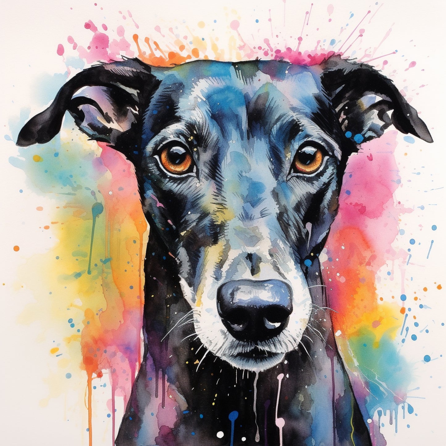Greyhound Card - Personalised Greyhound Card