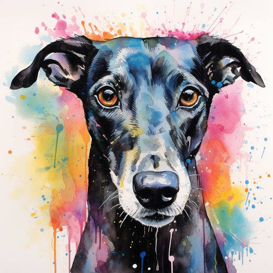 Greyhound Card - Personalised Greyhound Card