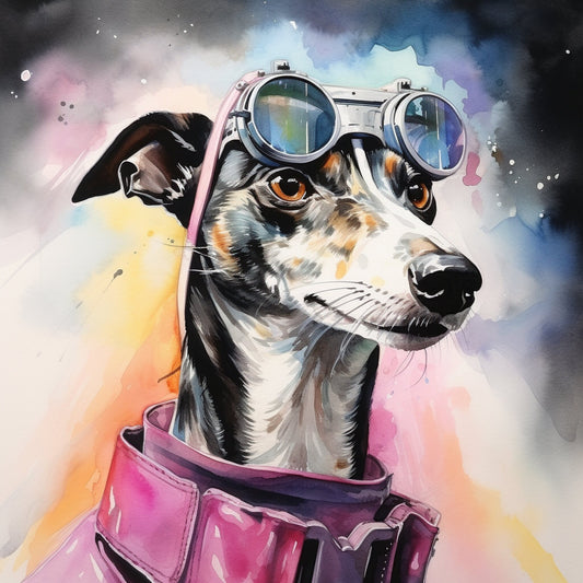 Majestic." Print Watercolour.Greyhound art,Greyhound print,Greyhound watercolour,Greyhound wall art,Greyhound home decor,Greyhound art decor