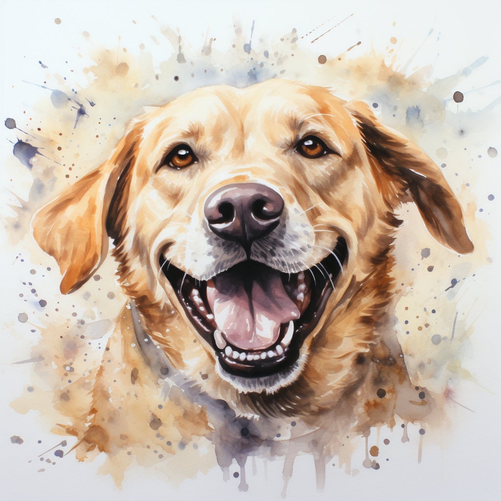 Majestic 10 x Print Watercolour Labrador Retriever art Labrador Retriever print Labrador Retriever watercolour Labrador Retriever home decor