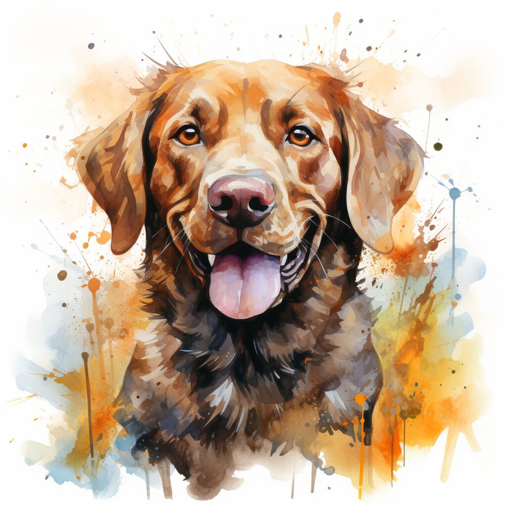 Majestic 10 x Print Watercolour Labrador Retriever art Labrador Retriever print Labrador Retriever watercolour Labrador Retriever home decor