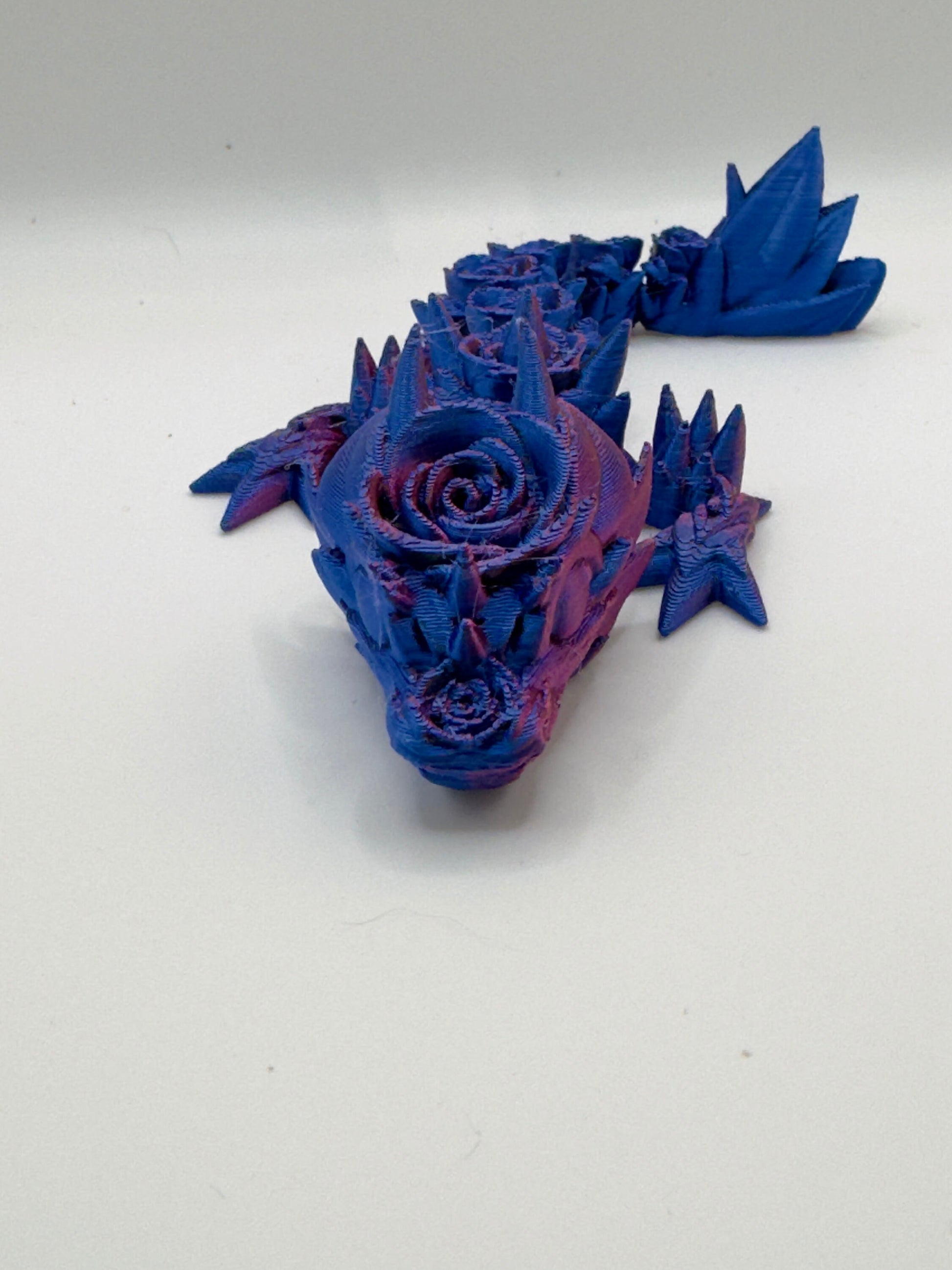 Articulated Baby Rose Dragon, 3D Printed Cinderwing Design