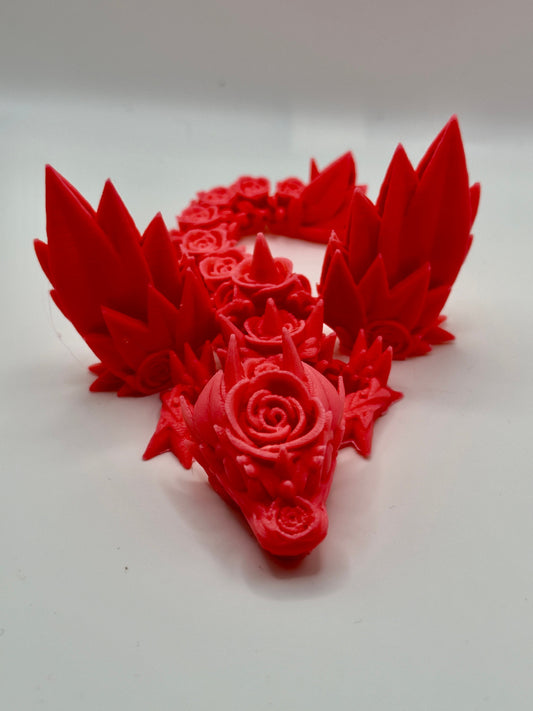 Embrace Enchantment with our Articulated 3D printed Baby Gemstone Dragon!