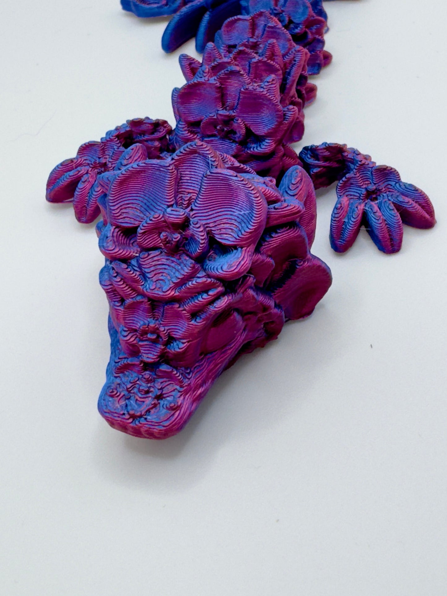 Articulated Baby Dragon, 3D Printed Cinderwing Design