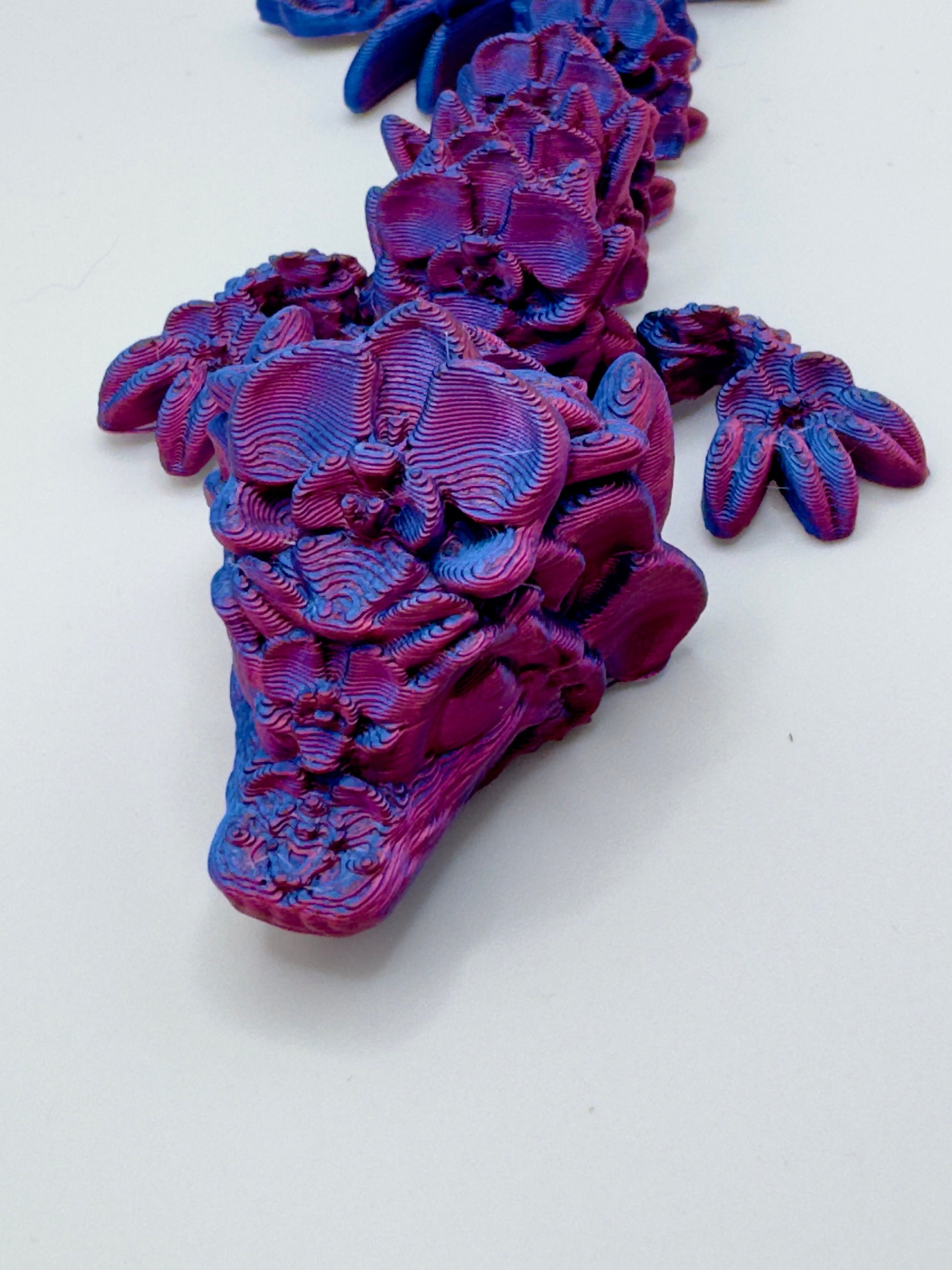 Articulated Baby Dragon, 3D Printed Cinderwing Design