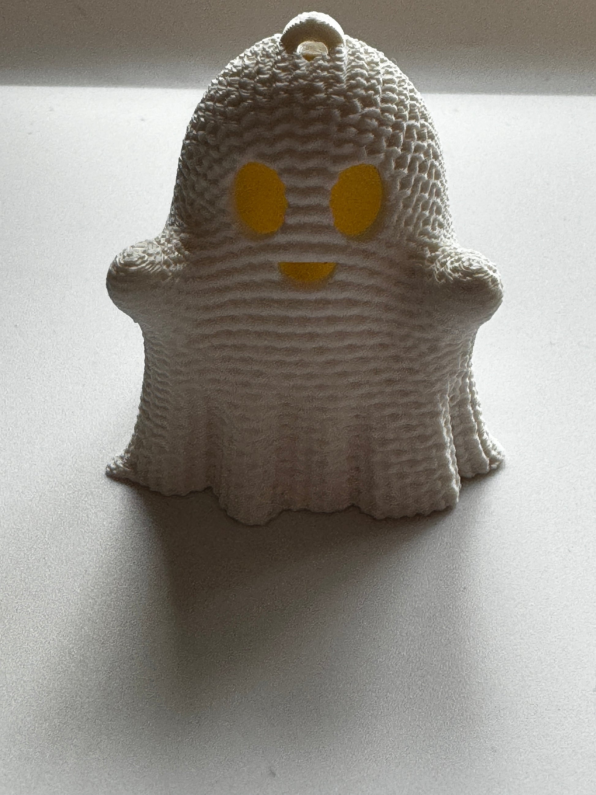3D Printed Halloween Crochet "look Ghost Keychain | Autumn | Spooky Ghost | Keyring | Key Accessory | 3D Print