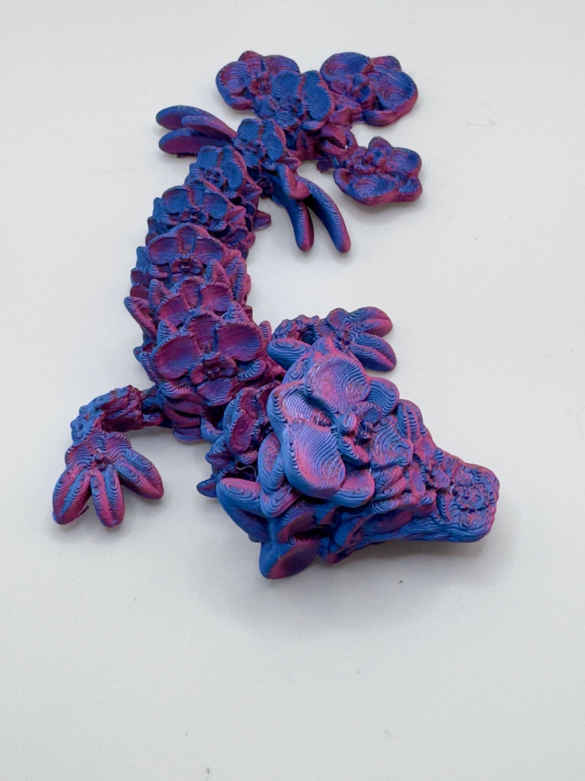 Articulated Baby Dragon, 3D Printed Cinderwing Design