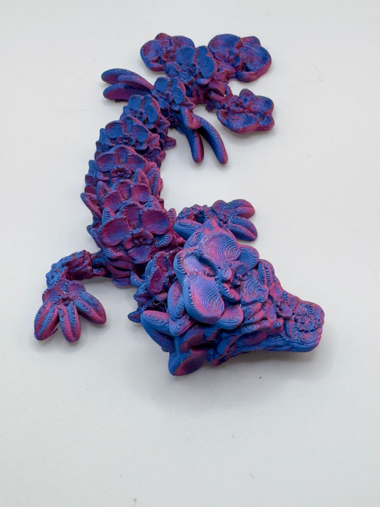 Articulated Baby Dragon, 3D Printed Cinderwing Design