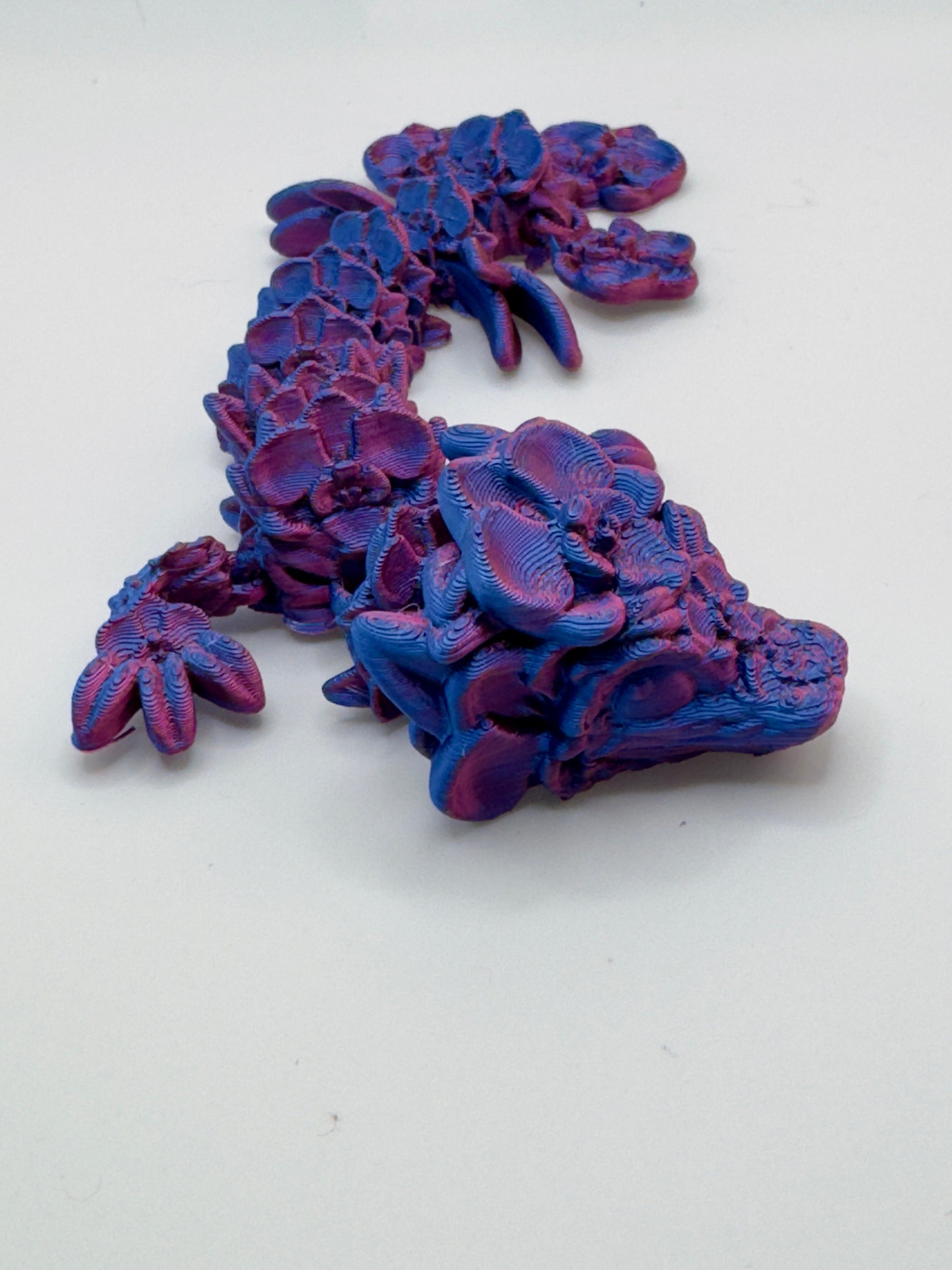 Articulated Baby Dragon, 3D Printed Cinderwing Design