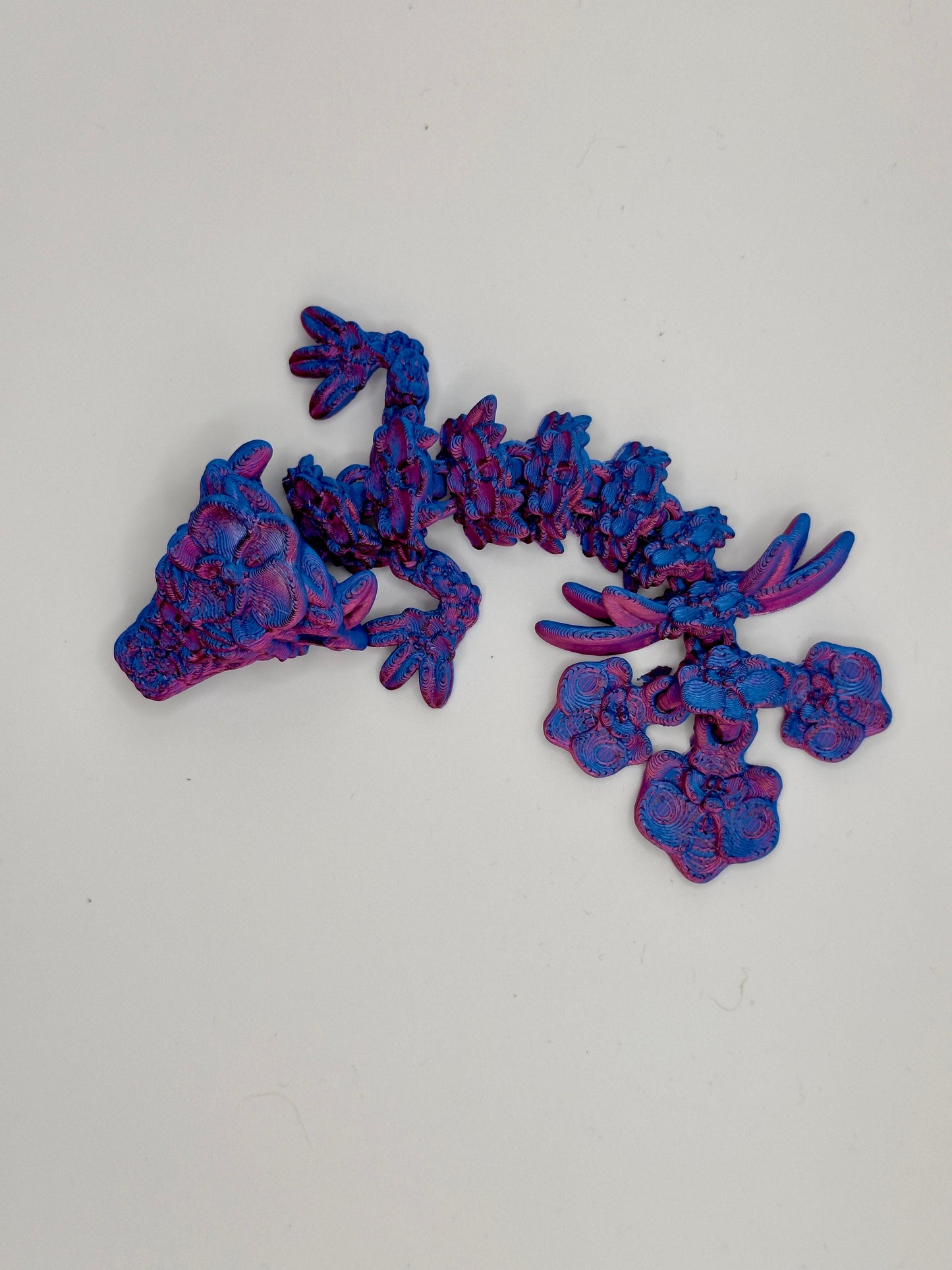 Articulated Baby Dragon, 3D Printed Cinderwing Design