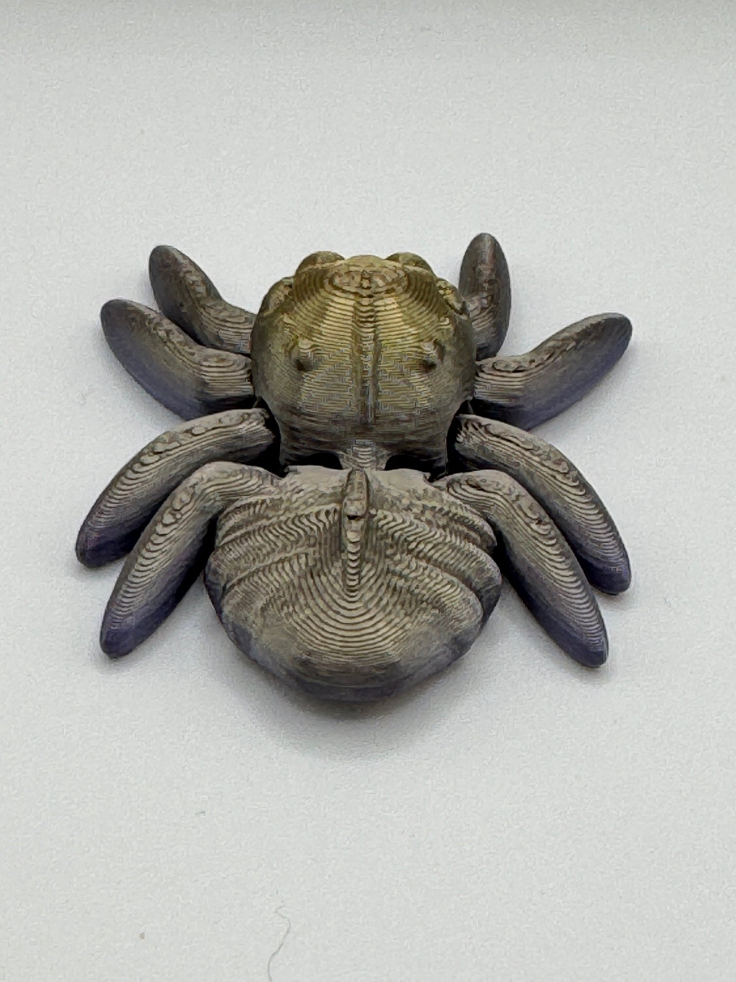 3D Printed Cinderwing3d_Tiny_ Spider - Cute and Cuddly Articulated Desktop Friend, Stress Reliever - Random Beautiful Colors! Bio-Friendly