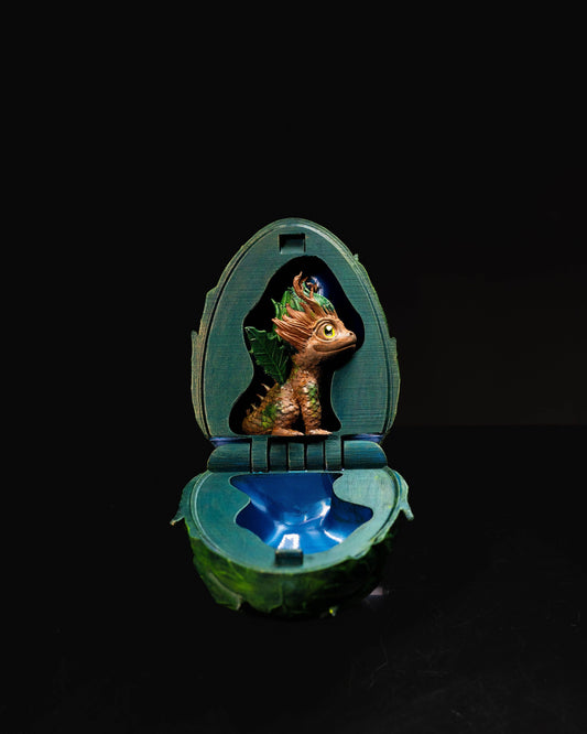 Dragon Egg - Leaf | 3D Printed Dragon