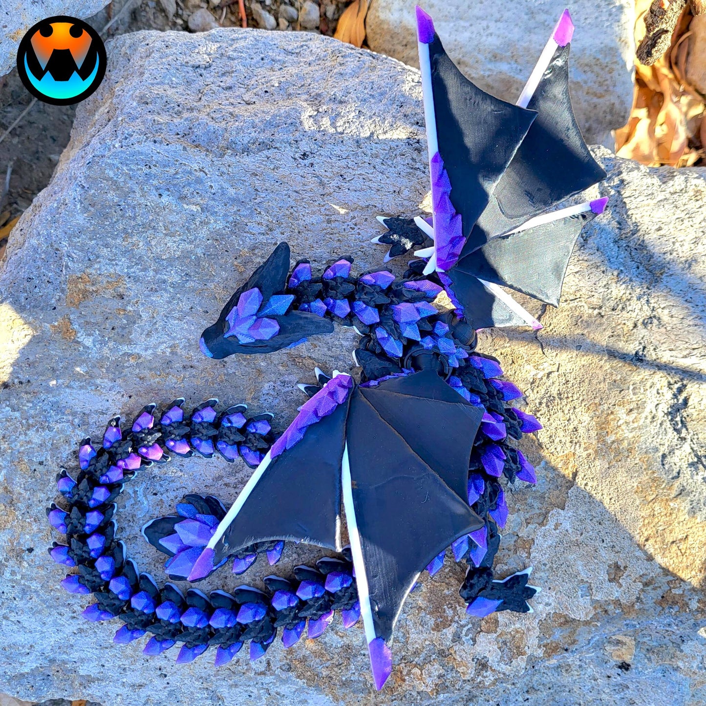 Unleash the Mystical Magic: 3D Printed Crystal Wolf Dragon