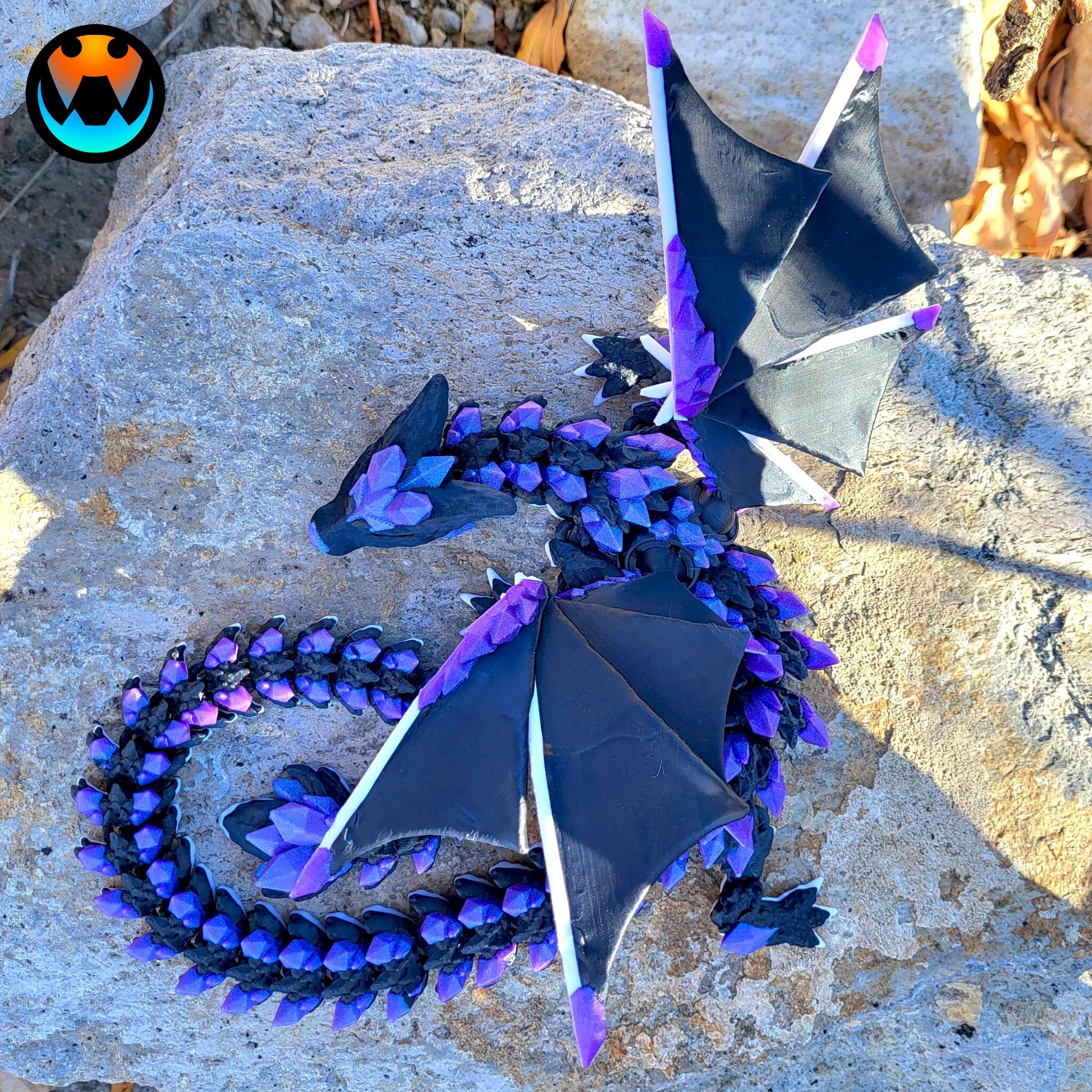 Unleash the Mystical Magic: 3D Printed Crystal Wolf Dragon