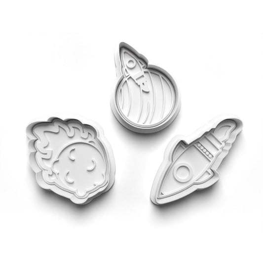 Blast Off with our Rocket Cookie Cutter Set!