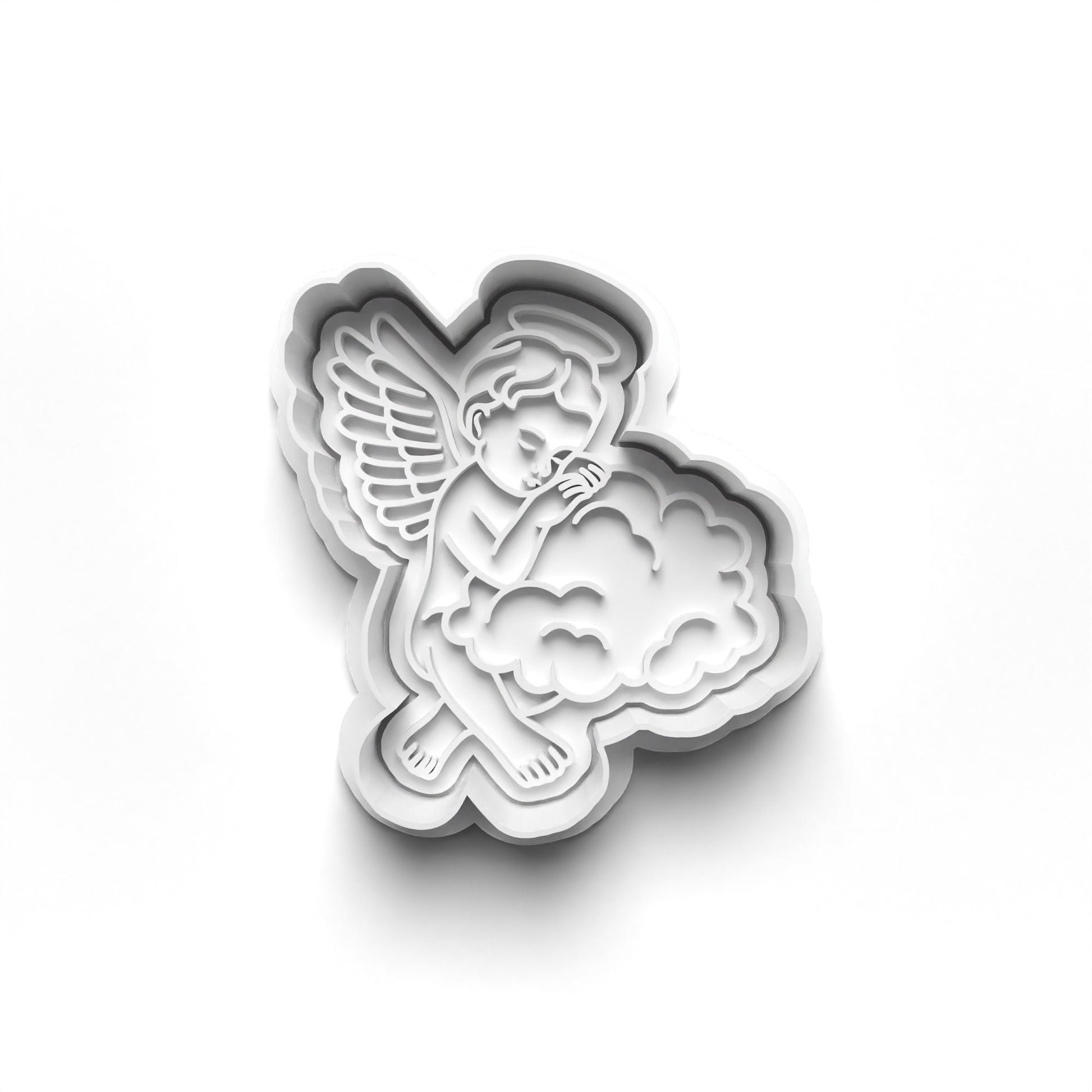 Elevate Your Baking to Angelic Heights with Our Angel Cookie Cutter Set!