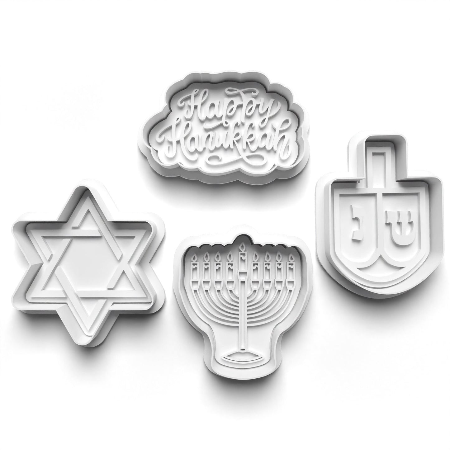 Illuminate Your Celebration with Our Chanukah Cookie Cutter Set!