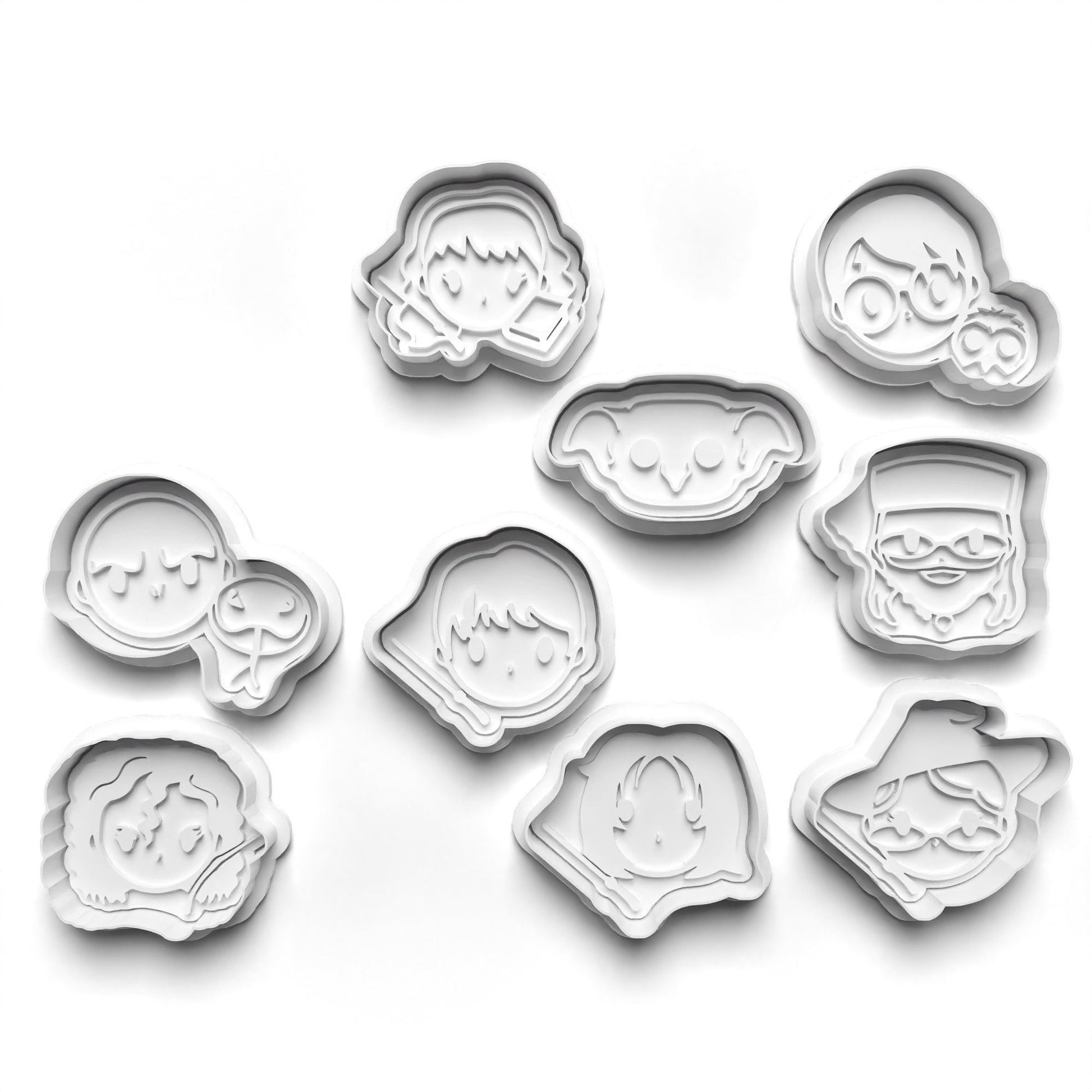Embark on a Magical Baking Journey with Our Wizardly Harry Potter Heads Cookie Cutter Set!