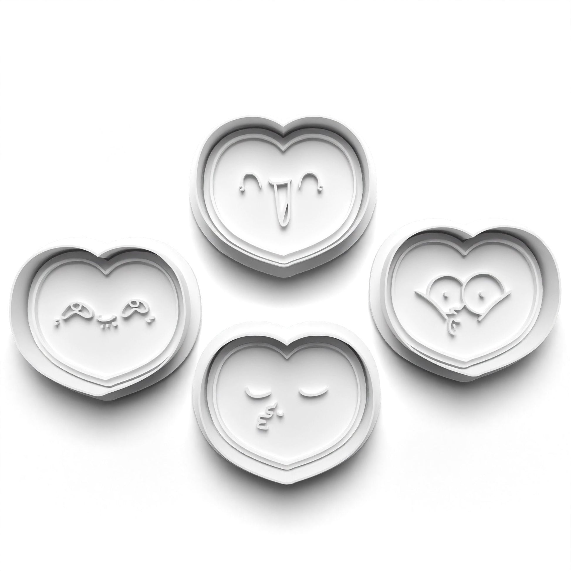 Shower Your Love with Our Valentine's Hearts Cookie Cutter Set!