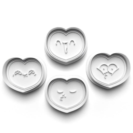 Shower Your Love with Our Valentine's Hearts Cookie Cutter Set!