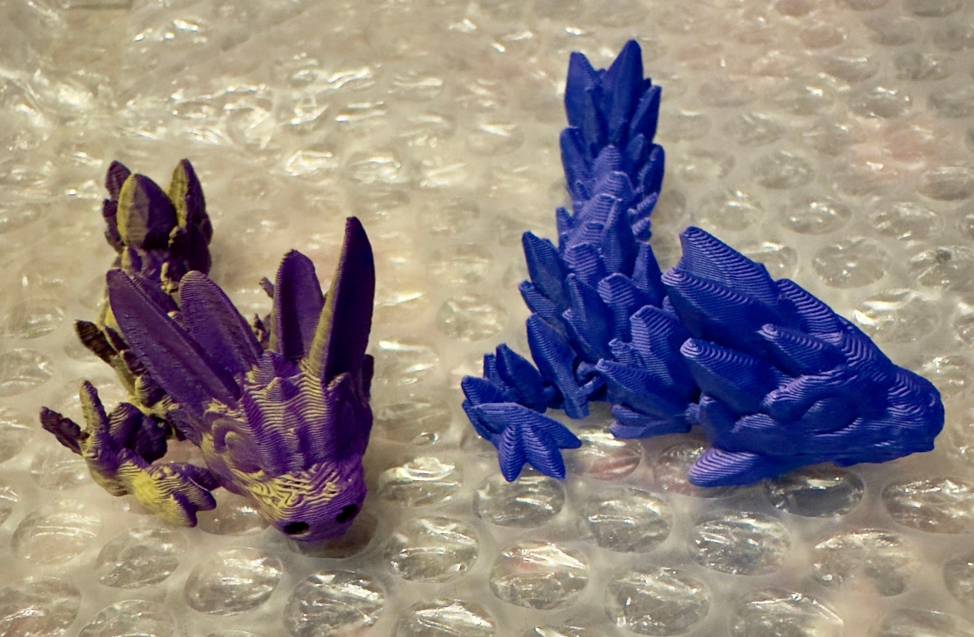 Unleash the Magic with Gemstone Tadling 3D Printed Baby Dragon - Handcrafted Enchantment from the UK!