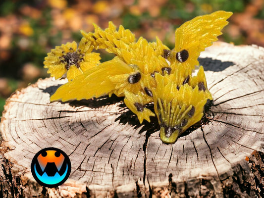 Introducing the Adorable BABY Sunflower Dragon - 3D Printed Wonder!