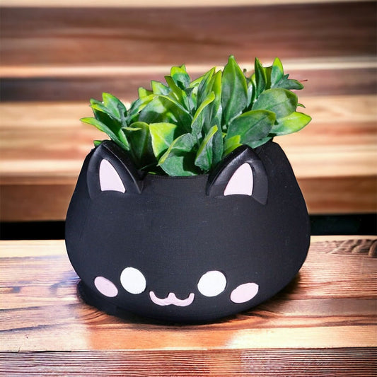 Introducing Our Adorable 3D Printed Cute Cat Planters!