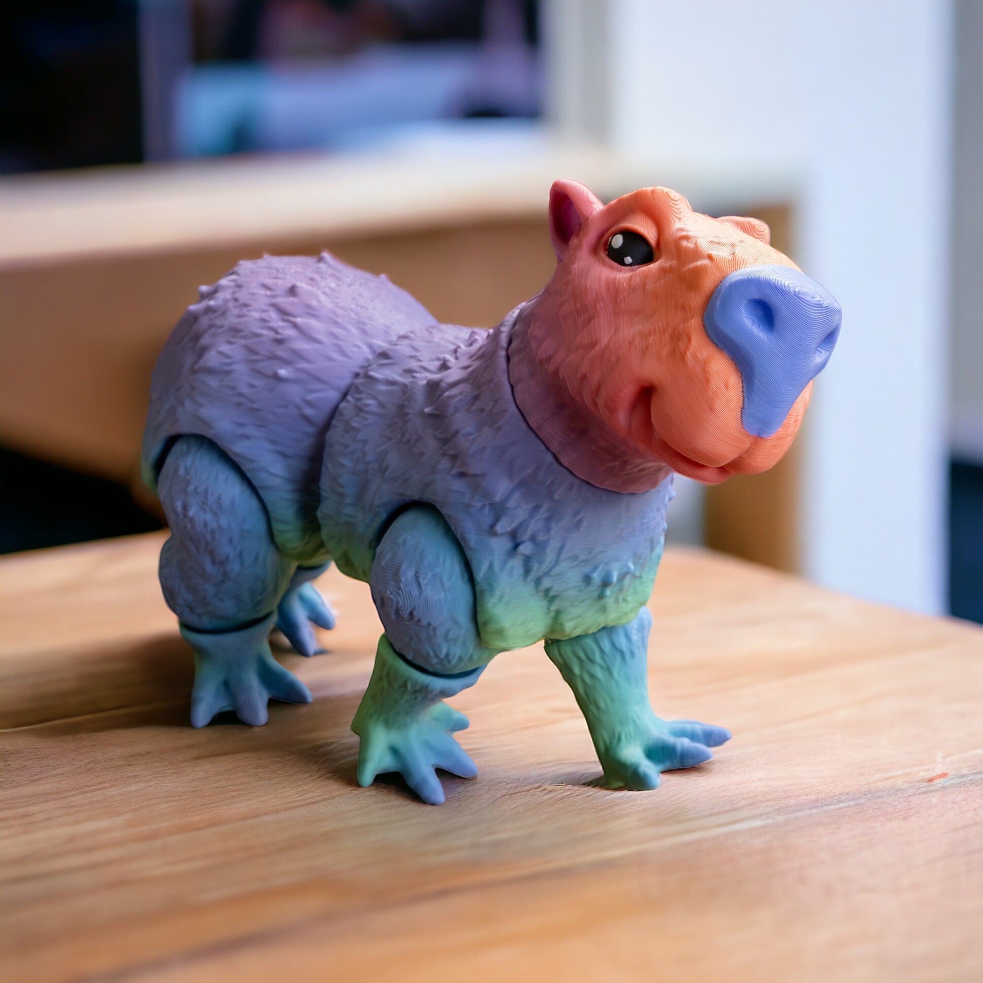 Capybara | 3D Printed | Fidget | Dual Tone Premium Filament Available!