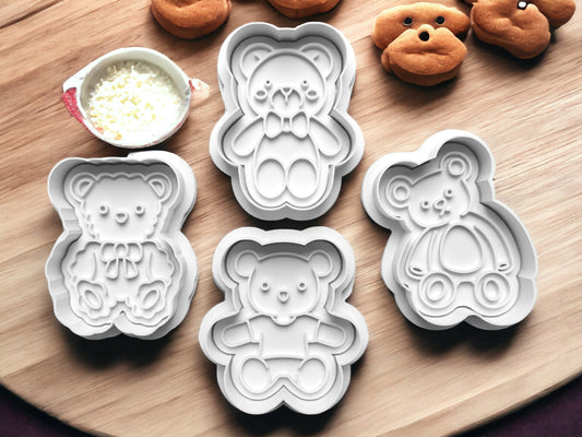 Unleash the Sweetness with Our 3D Printed Teddy Bear Cookie Cutters! 0521