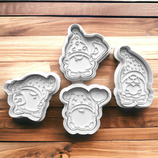 Embrace the Whimsy of Valentine's Day with Our Charming 3D Printed Gnome Cookie Cutters!