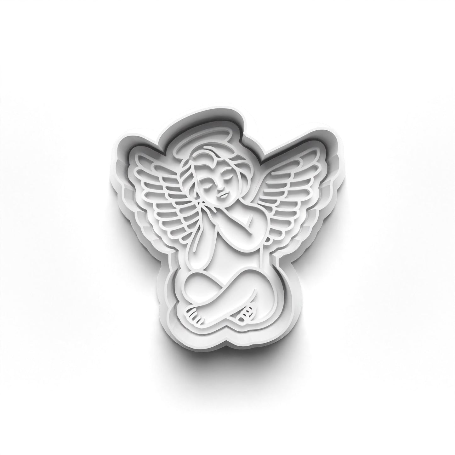 Elevate Your Baking to Angelic Heights with Our Angel Cookie Cutter Set!