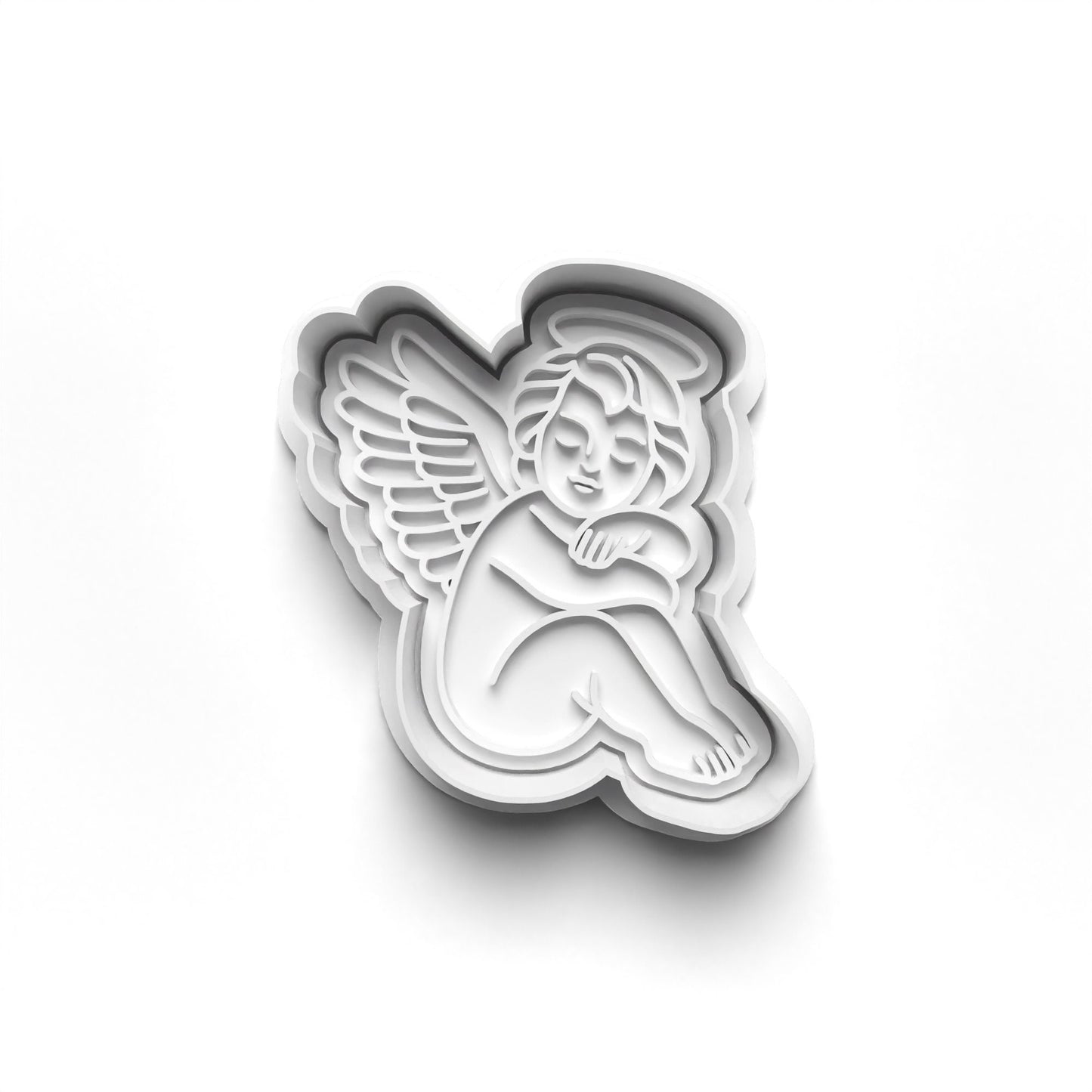 Elevate Your Baking to Angelic Heights with Our Angel Cookie Cutter Set!