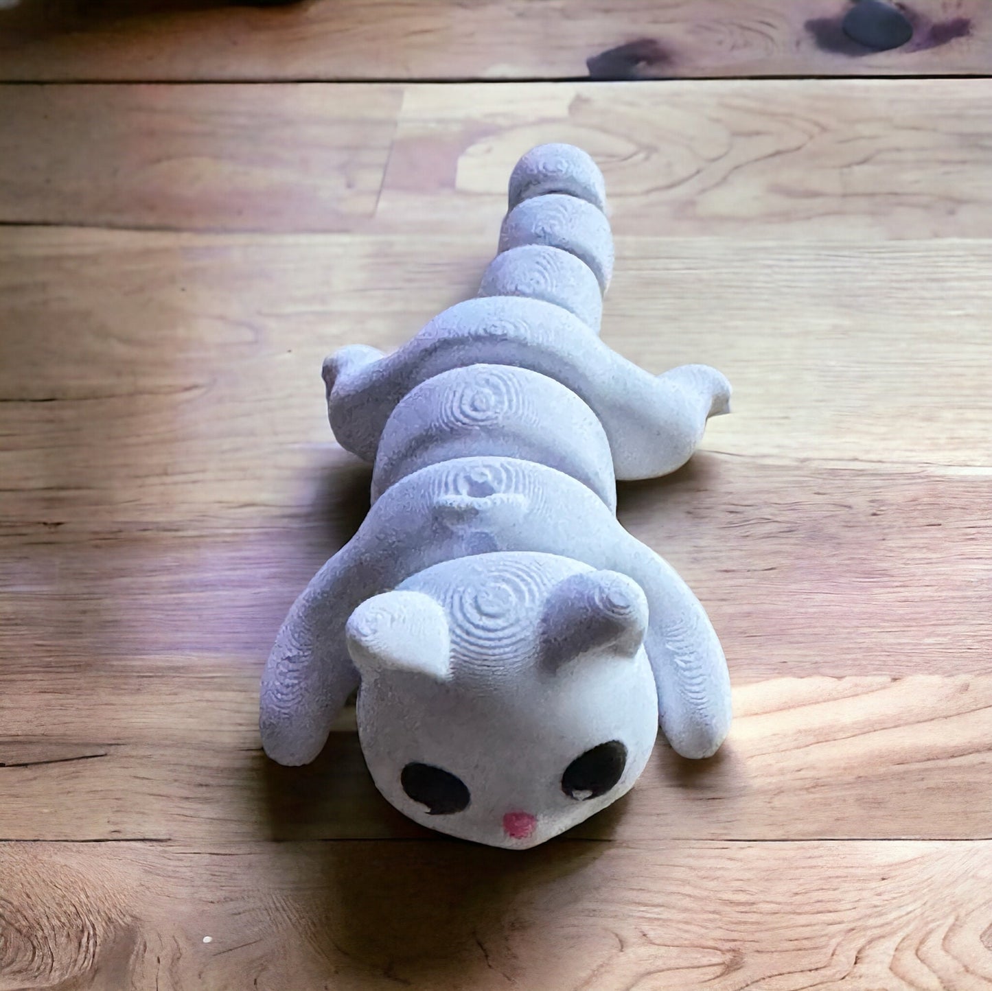 Unleash the White cat - 3D Printed Keyring Adventure!