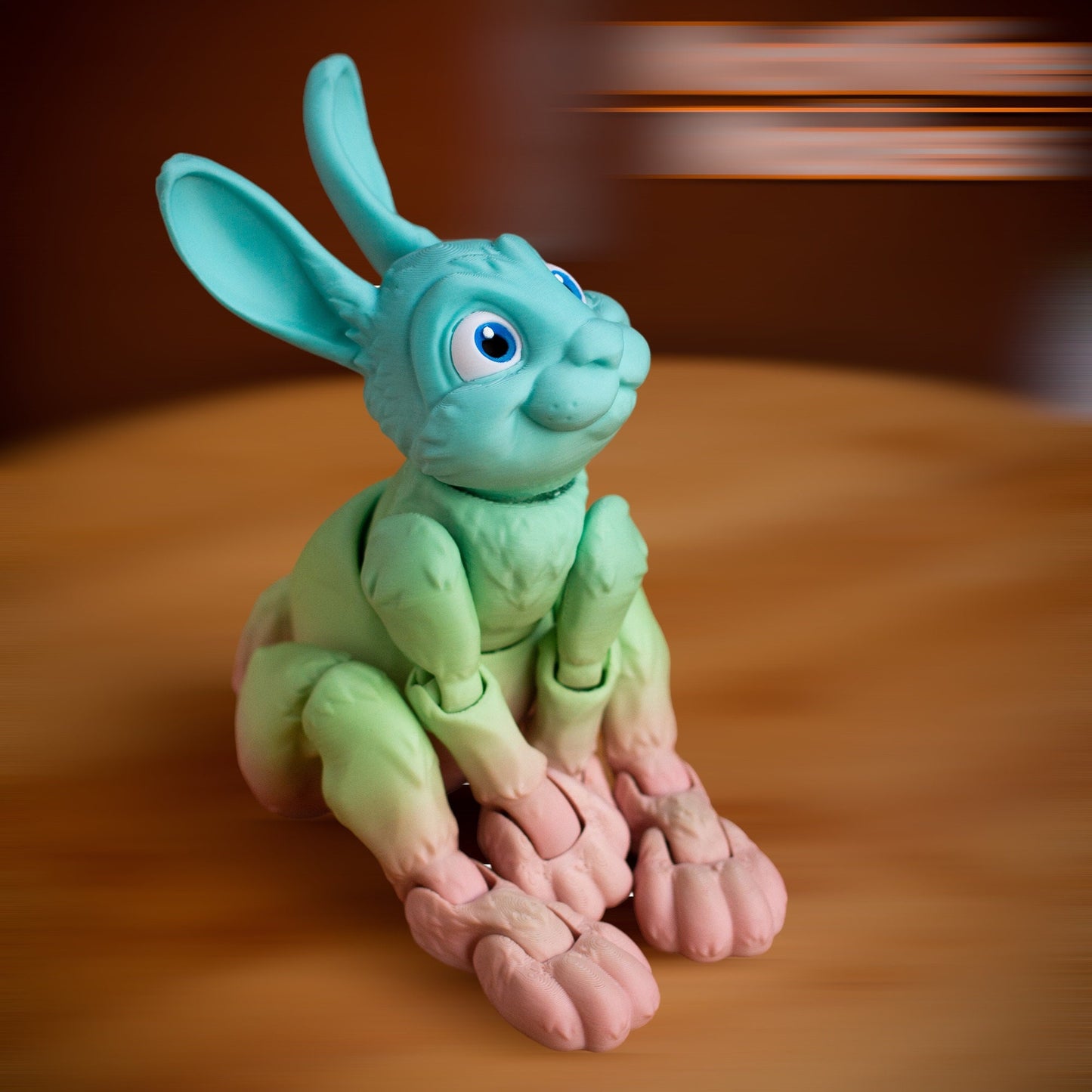 Easter Bunnies - Cute Articulated - Flexible Sensory Rabbit Toy - Fidget