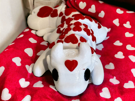 Unleash the Magic of Love with Our 3D-Printed Valentine Dragon!