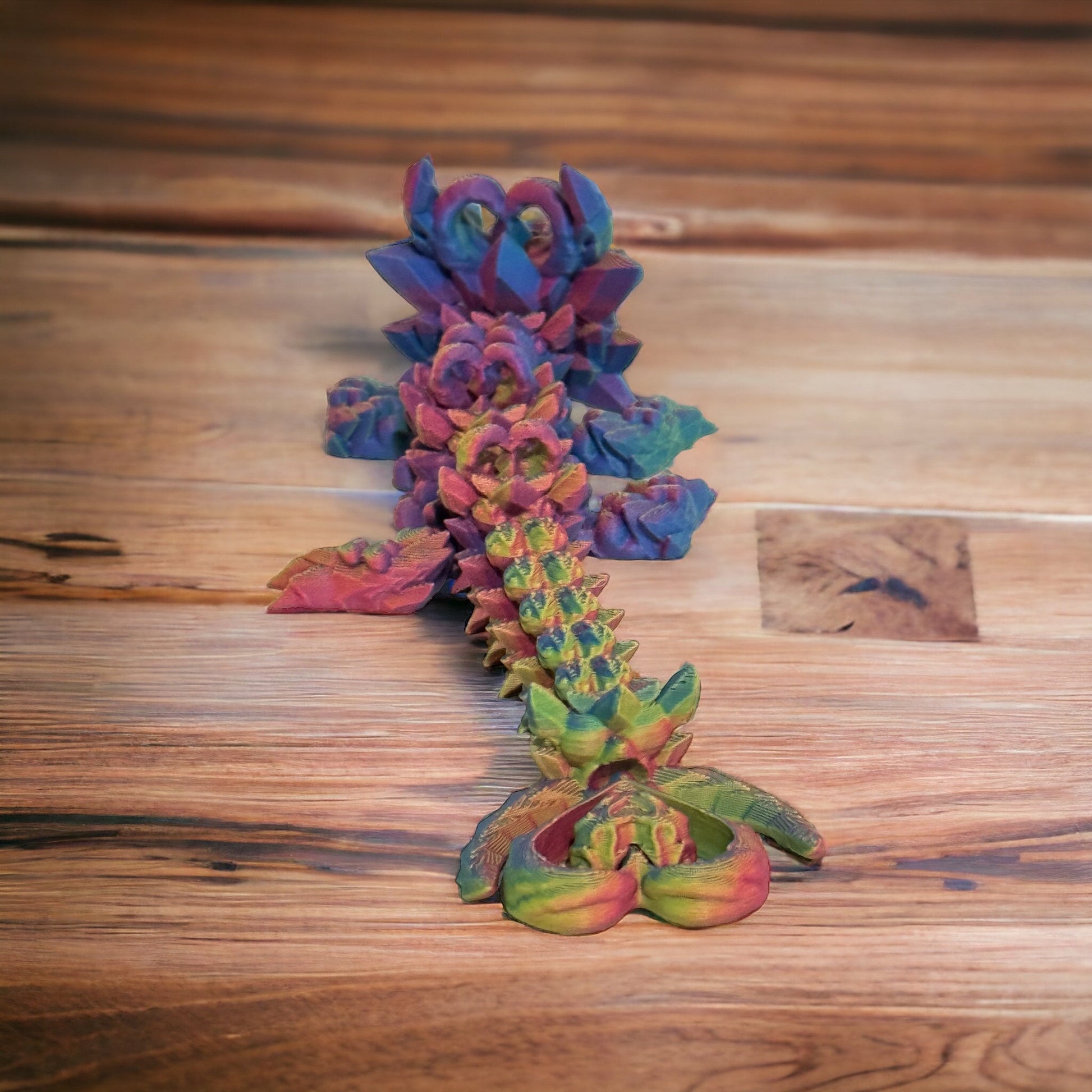Enchanting Elegance: Meet the Baby_Light Heart Dragon in Rosy Cloud Delight